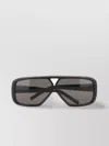 Saint Laurent Rectangular Frame Sunglasses Dark Lenses In Black