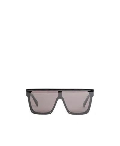 Saint Laurent Rectangular-frame Sunglasses In Gray