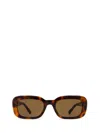 Saint Laurent Rectangular Frame Sunglasses Sunglasses In 004 Havana Havana Brown