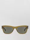 Saint Laurent Rectangular Frame Sunglasses Tinted Lenses In Yellow
