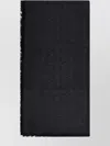 Saint Laurent Rectangular Fringed Silk Scarf