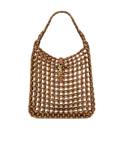 Saint Laurent Rectangular Handbag In Brown