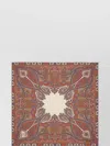 Saint Laurent Rectangular Paisley Patterned Scarf Detailing In Multi