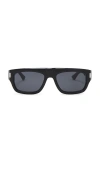 Saint Laurent Rectangular Sunglasses In Black