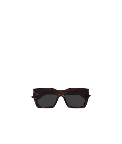 SAINT LAURENT SAINT LAURENT EYEWEAR RECTANGULAR FRAME SUNGLASSES