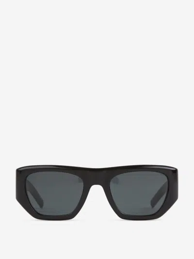 Saint Laurent Rectangular Sunglasses In Black