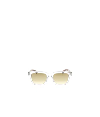 Saint Laurent Rectangular Sunglasses In Nude