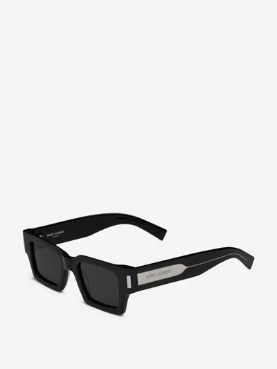Saint Laurent Sl 572 Acetate Sunglasses In Black