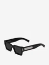 Saint Laurent Rectangular Sunglasses Sl 572 In Black