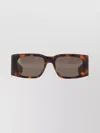 Saint Laurent Rectangular Tortoiseshell Sunglasses Dark Lenses In Brown