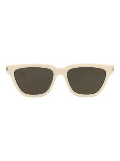 Saint Laurent Recycled Acetate Cat Eye Sunglasses For Women In Multi