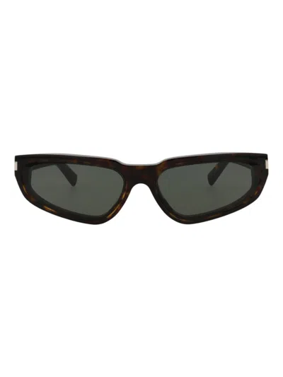 Saint Laurent Recycled Acetate Cat Eye Women's Sunglasses In Black