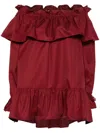 Saint Laurent Cotton Twill Mini Dress