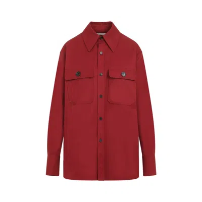 Saint Laurent Red Cotton Shirt