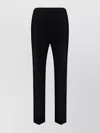 SAINT LAURENT REGULAR FIT WOOL TROUSERS POCKETS