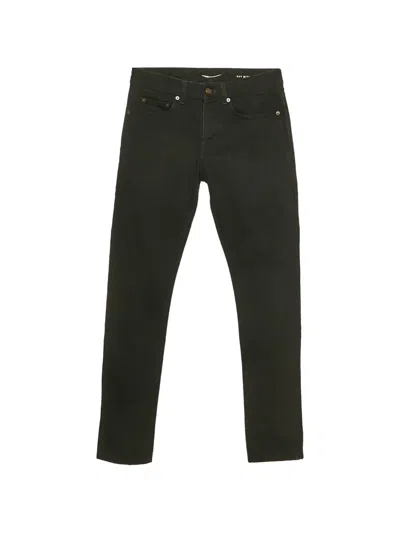 Pre-owned Saint Laurent Regular-fit Jeans In Black