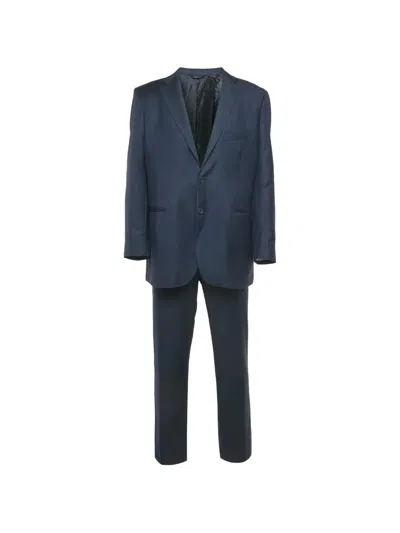 Pre-owned Saint Laurent Regular-fit Suit In Blue