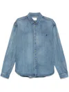 Saint Laurent Casual Shirt Cassandre Men In Blue