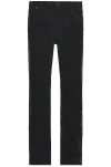 Saint Laurent Extreme Baggy Wide-leg Jeans In Dye Black