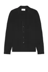 Saint Laurent Relaxed Shirt Cassan In Raven Black