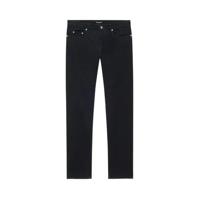 Pre-owned Saint Laurent Relaxed Slim Pants 'deep Faded Black' | Men's Size 32