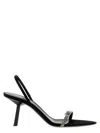Saint Laurent Rendez-vous Crystal-embellished Satin Slingback Sandals