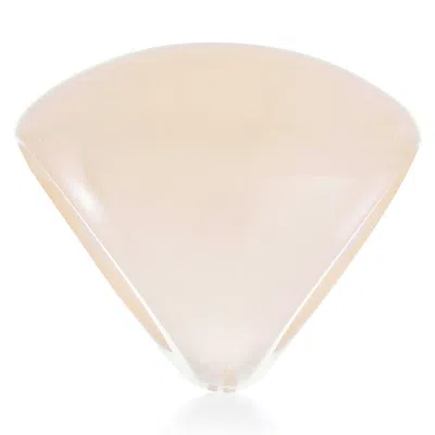 Saint Laurent Resin Egg-shaped Ring In Neutral