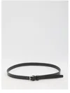 Saint Laurent Belt With Resin Insert In Black