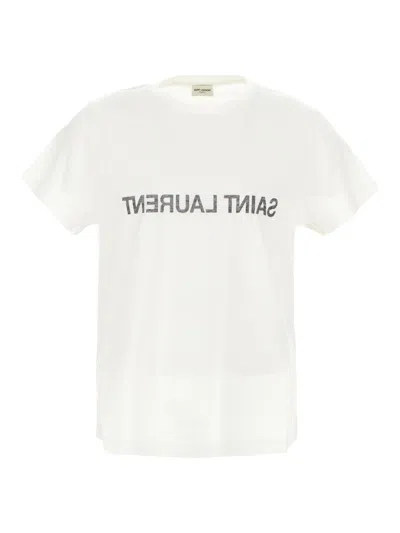 Saint Laurent Reverse Logo T-shirt