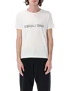 Saint Laurent Natural Black Cotton T-shirts And Polos In White