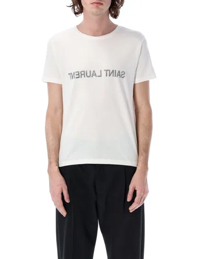 SAINT LAURENT SAINT LAURENT REVERSE LOGO T-SHIRT