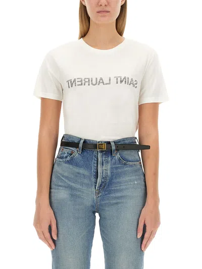 SAINT LAURENT REVERSE T-SHIRT