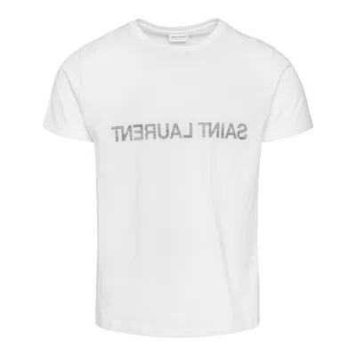 SAINT LAURENT REVERSED LOGO T-SHIRT