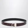 Saint Laurent Reversible Calf Leather Belt