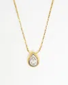 Saint Laurent Rhinestone Pendants Necklace