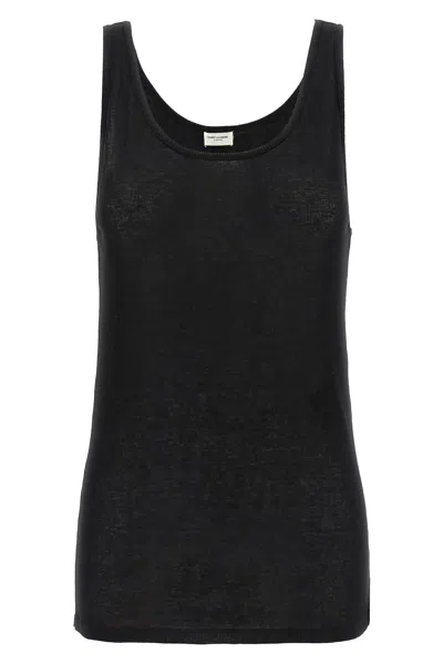 SAINT LAURENT SAINT LAURENT RIB TOP