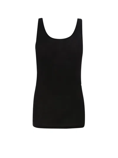 Saint Laurent Ribbed Cotton And Modal Tank Top