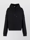 Saint Laurent Hoodie With Embroidered Logo In Black