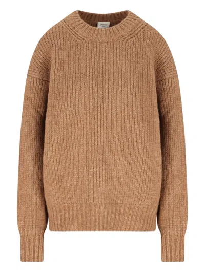 SAINT LAURENT RIBBED CREW-NECK SWEATER