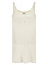 Saint Laurent Ribbed Tank Top