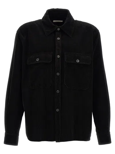 SAINT LAURENT SAINT LAURENT RIBBED VELVET SHIRT