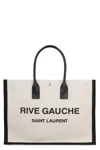 Saint Laurent Rive Gauche Canvas Tote Bag