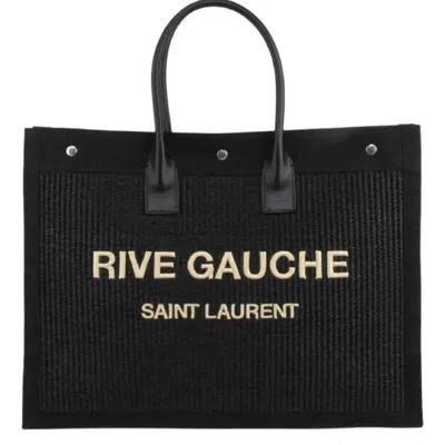 SAINT LAURENT SAINT LAURENT RIVE GAUCHE LARGE TOTE BAG