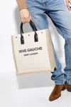 Saint Laurent ‘rive Gauche North/south' Shopper Bag In Cream