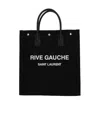 Saint Laurent Men Rive Gauche Tote Bag In Black