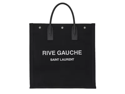 Pre-owned Saint Laurent Rive Gauche North/south Tote In Black