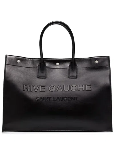 Saint Laurent Rive Gauche Print Tote Bag