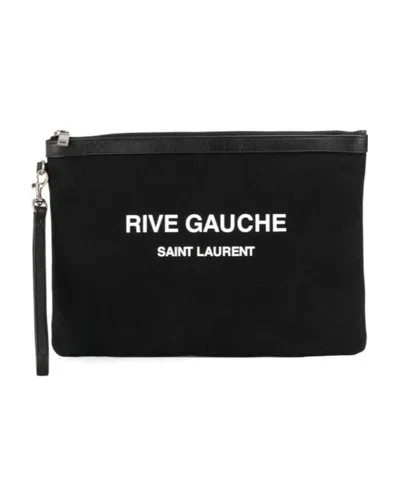 SAINT LAURENT RIVE GAUCHE PRINTED HANDBAG