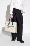 Saint Laurent Small Rive Gauche Bag In Beige Fabric In Beige