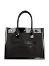 Saint Laurent Rive Gauche Tote Bag In Black